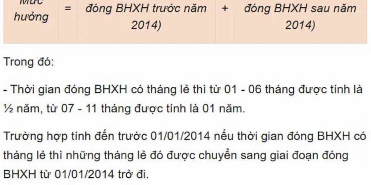 Cách tính tiền bảo hiểm xã hội đơn giản